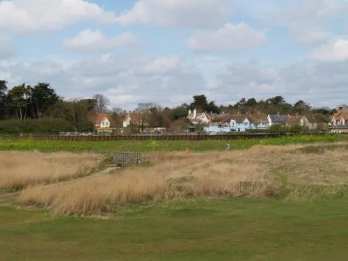 Rear of Anchor Hotel from Beach